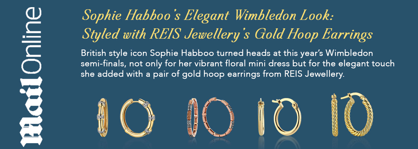 Sophie Habboo’s Elegant Look with a Reis Jewellery Touch Featured in the Daily Mail