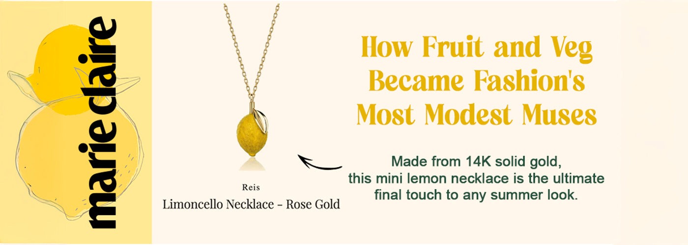 Reis Jewellery’s Lemon Necklace Featured in Marie Claire
