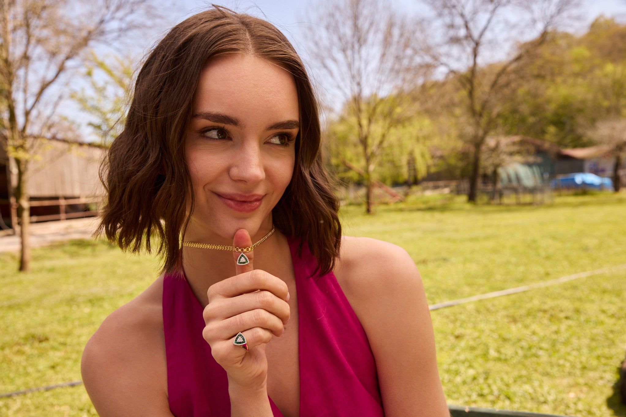 Desert Green Necklace