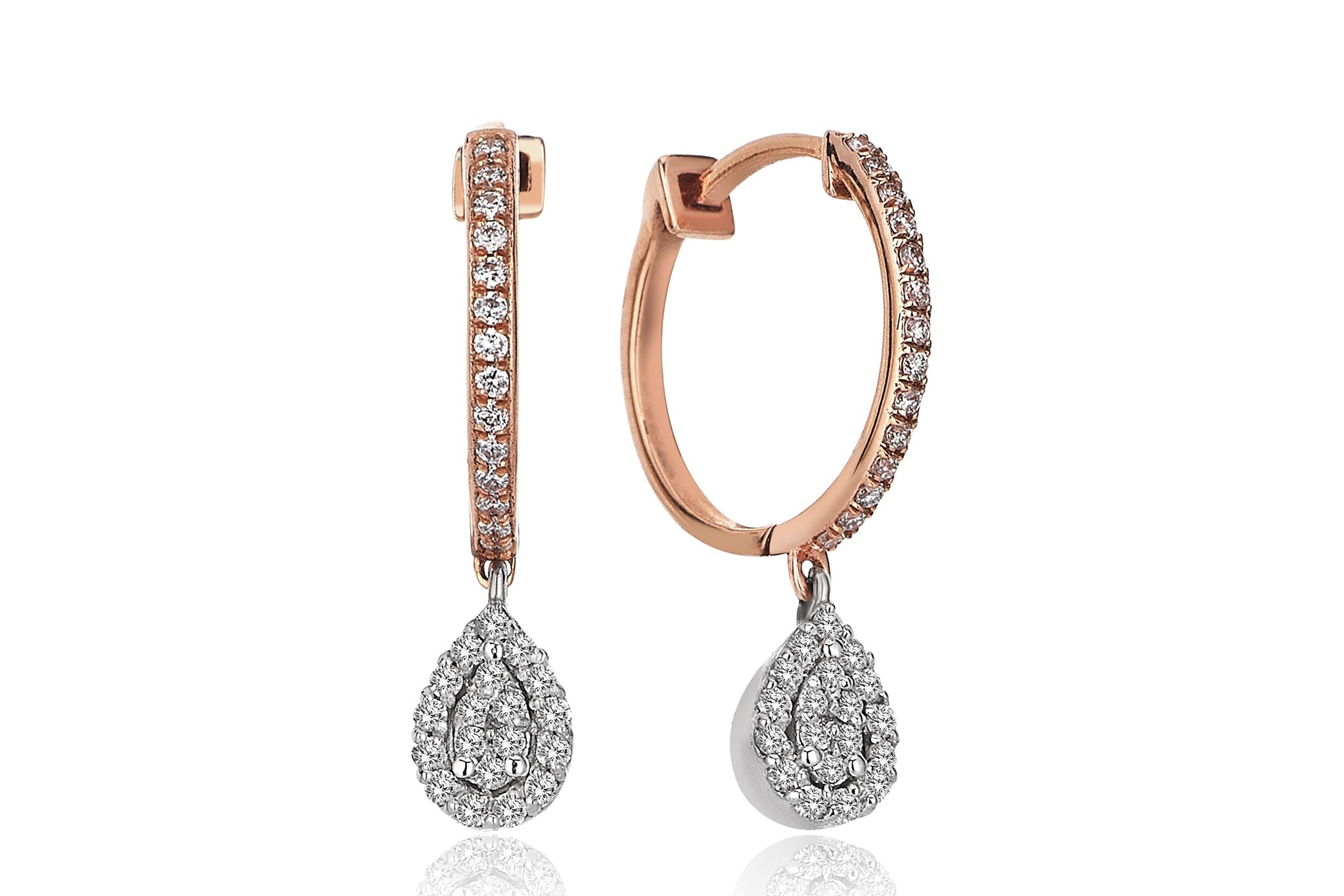 Drop Diamond Earring