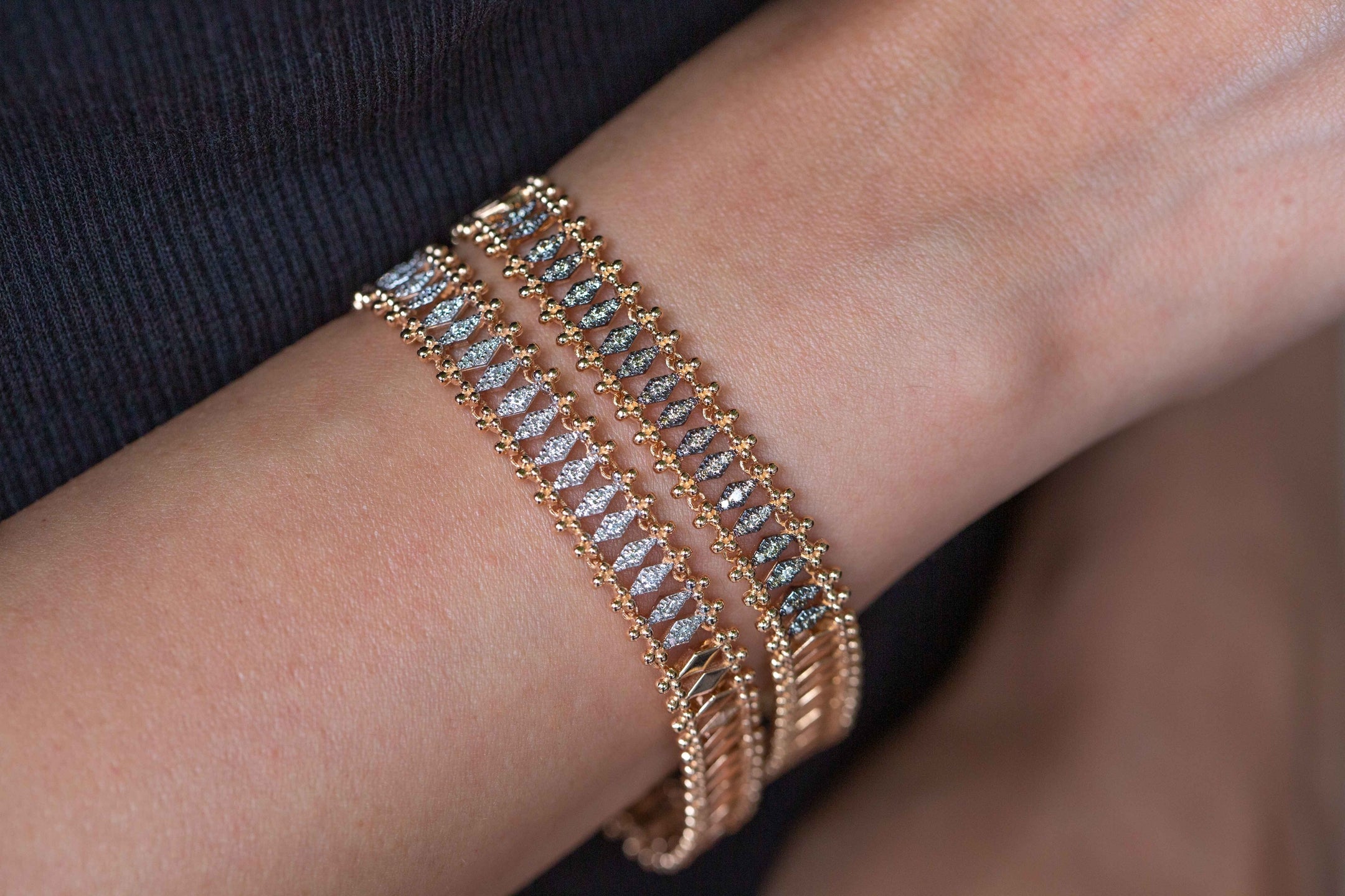Prosecco Brown Diamond Bracelet
