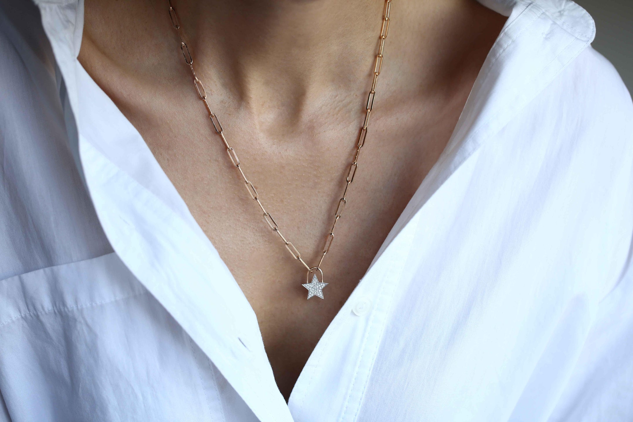 Mars Star Diamond Necklace