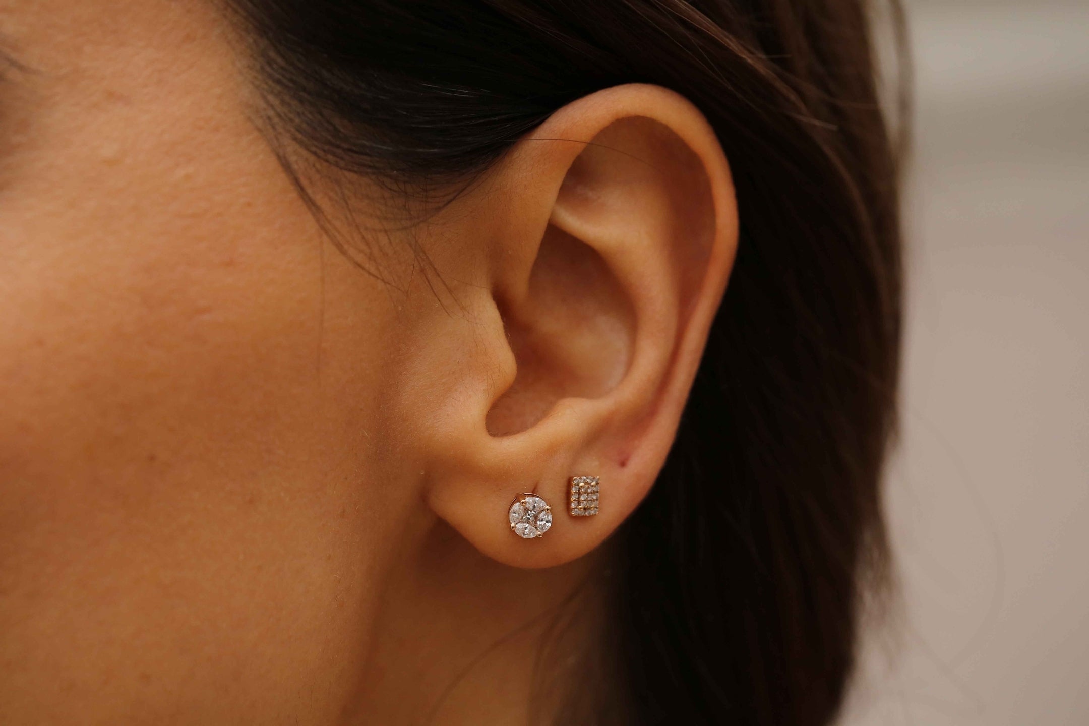 Marquise Feraye Diamond Earring