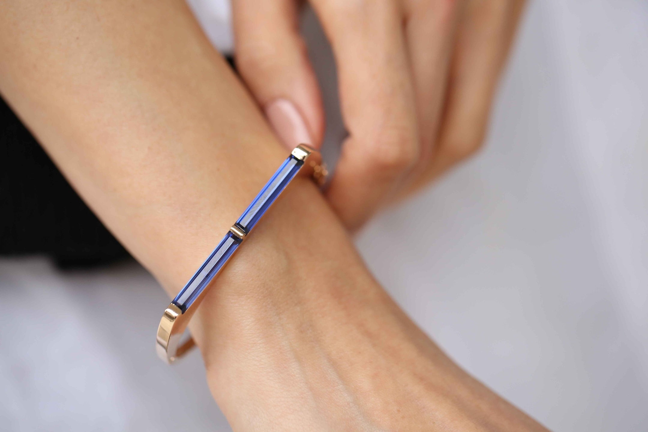 Sapphire Line Bracelet