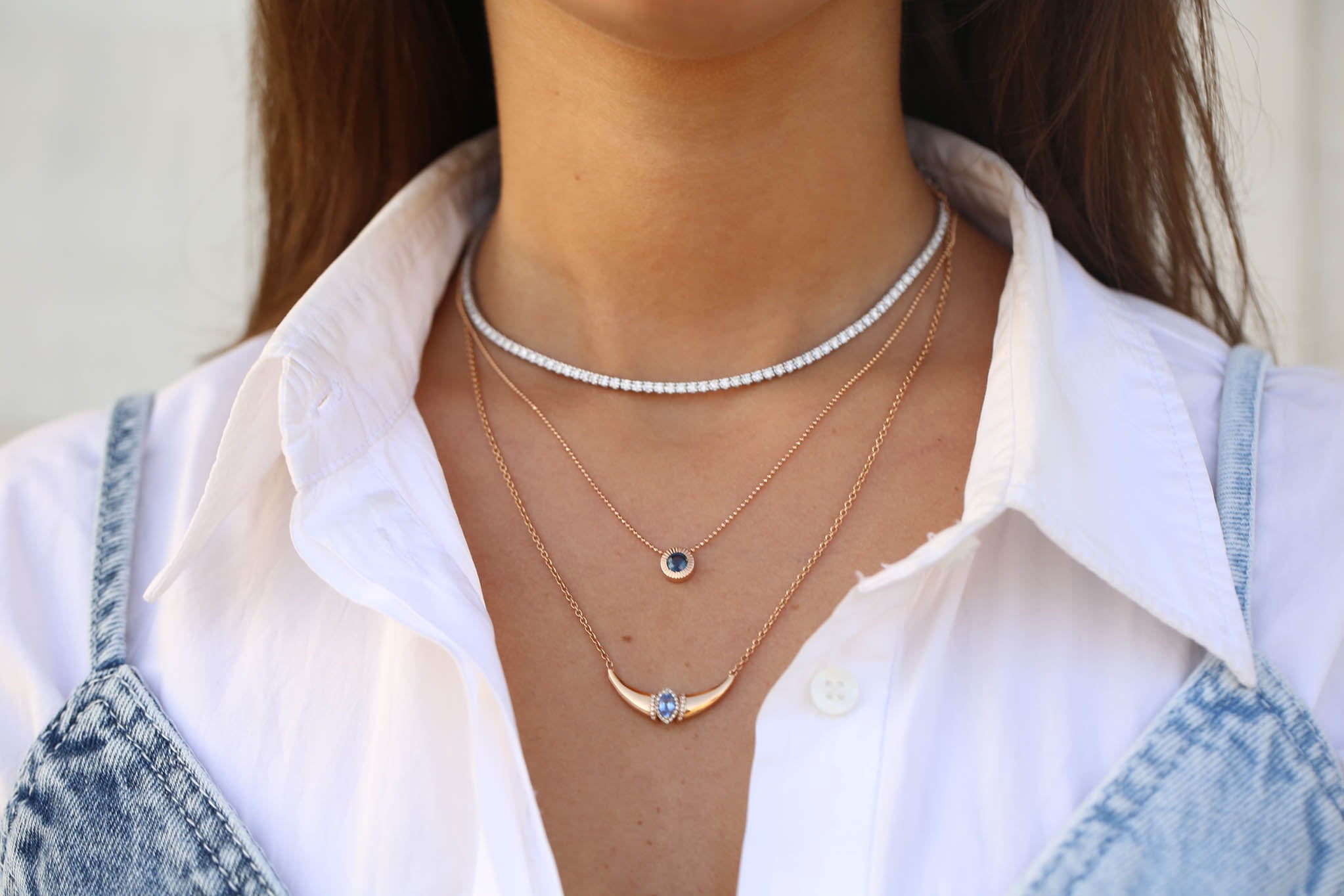 Tennis Choker Diamond Necklace